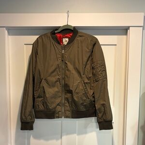 GAP women’s Khaki Bomber Jacket